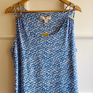 Michael Kors Blue Sleeveless Tank Top           18